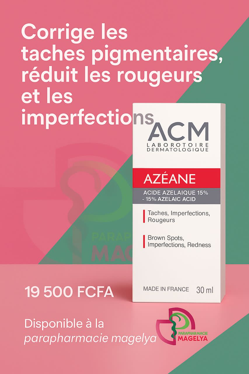ACM Azéane Crème 15 % Acide Azélaïque — Crème Multi-Actions Anti-Taches et Imperfections